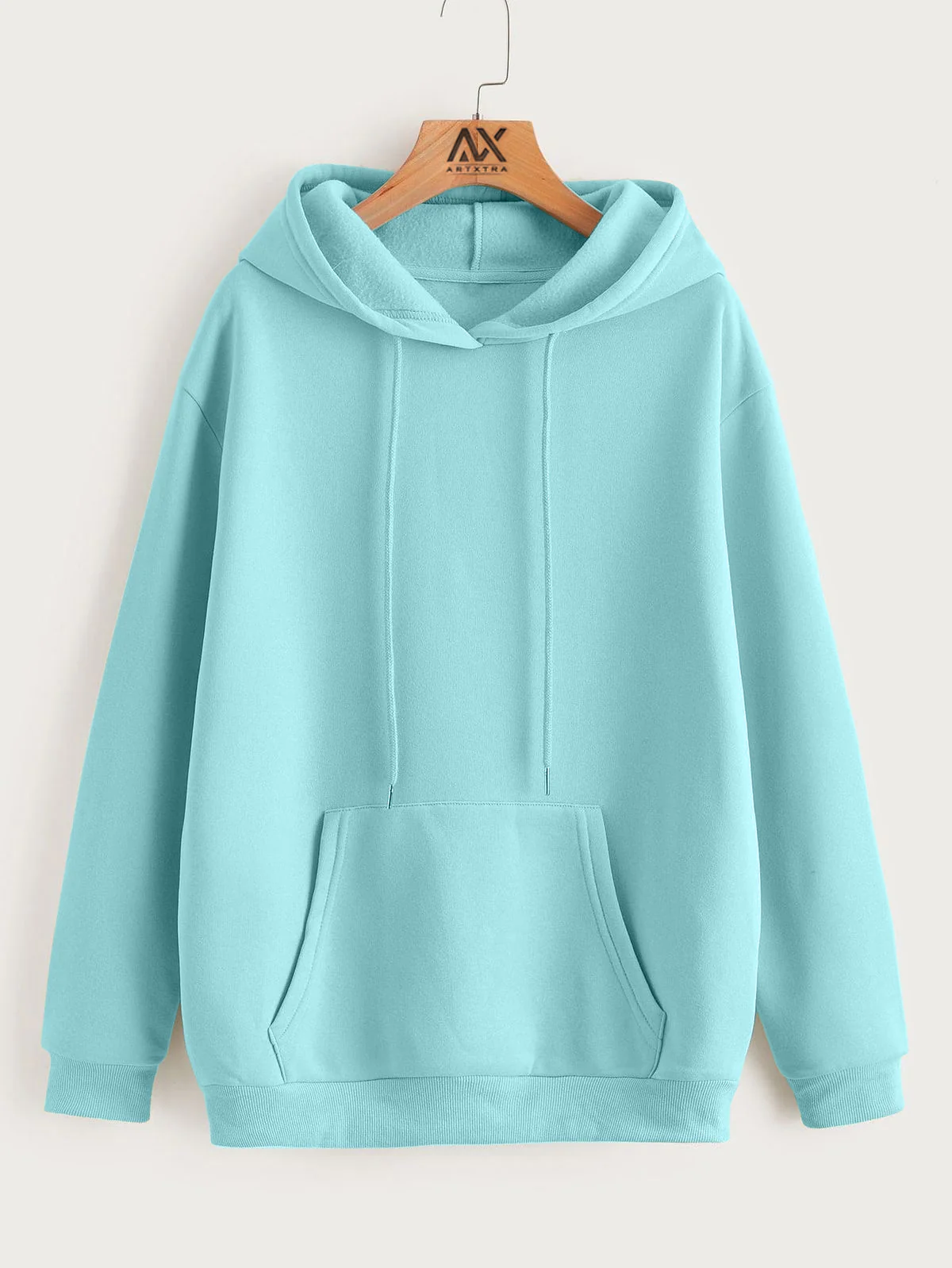 Arctic Solid Pull Over Oversized Hood