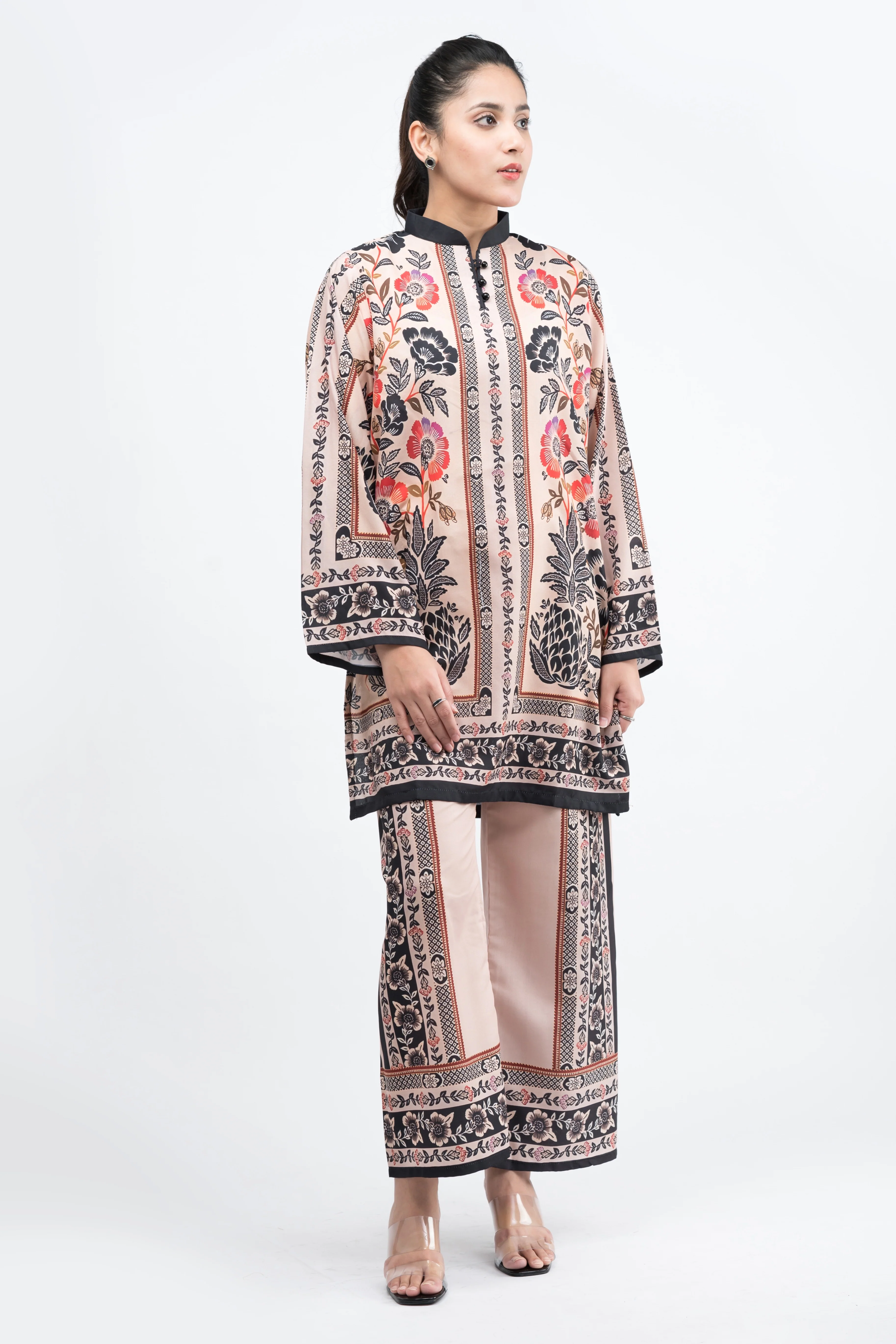 Beleza Printed Swiss Lawn Co-Ord Set - Image 2