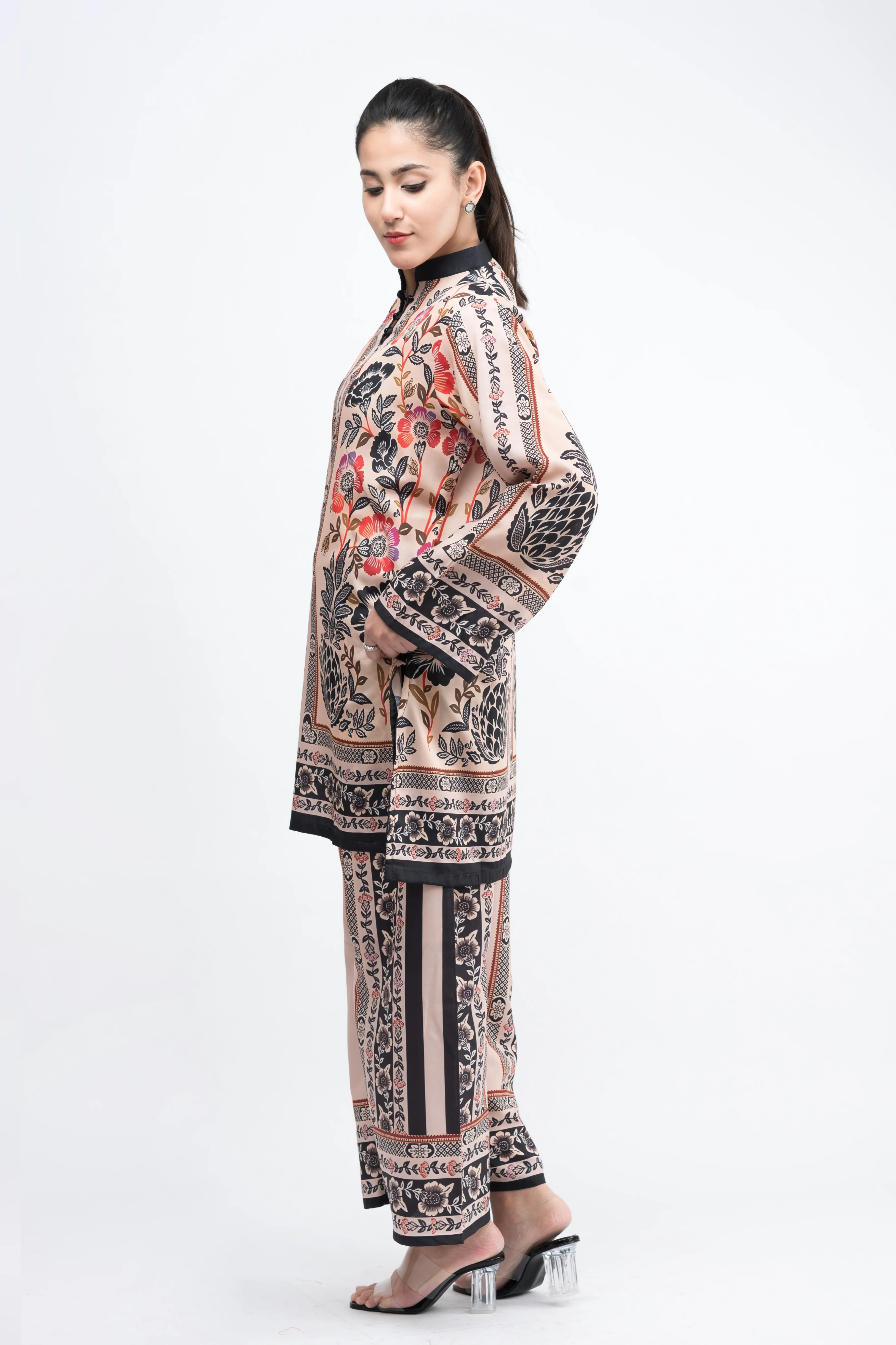 Beleza Printed Swiss Lawn Co-Ord Set - Image 3