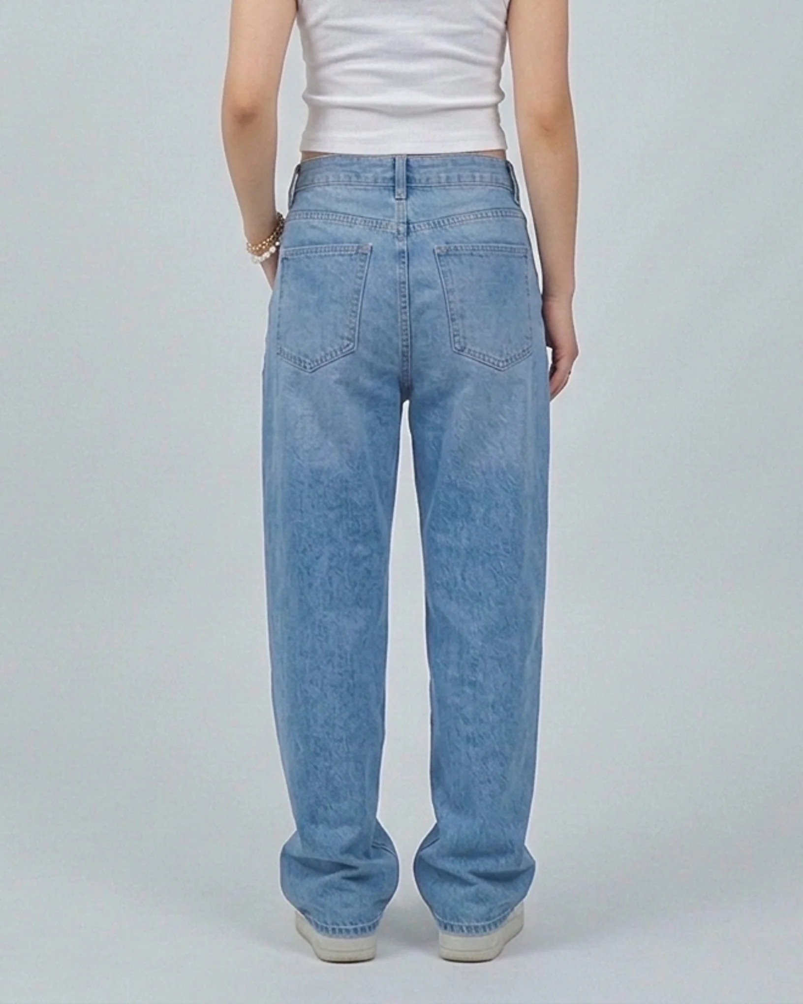 Shadow Core Baggy Denim Jeans Denim Blue - Image 4
