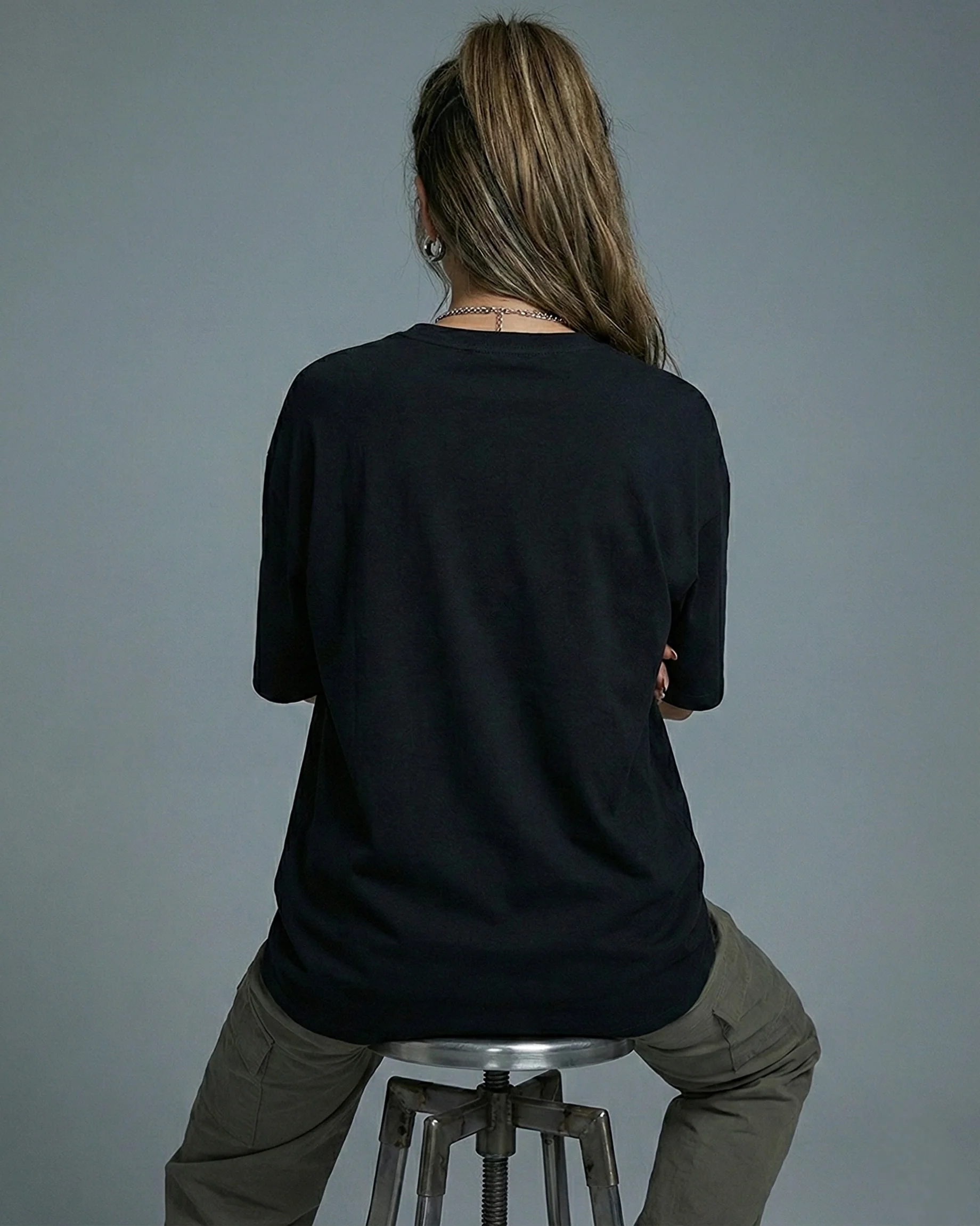 Treasure Girl Graphic Drop Shoulder Oversized Tee - Image 3